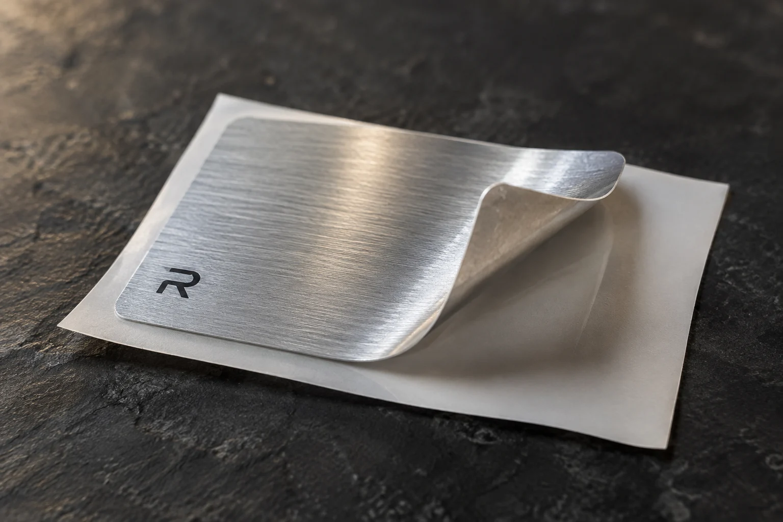 Brushed silver