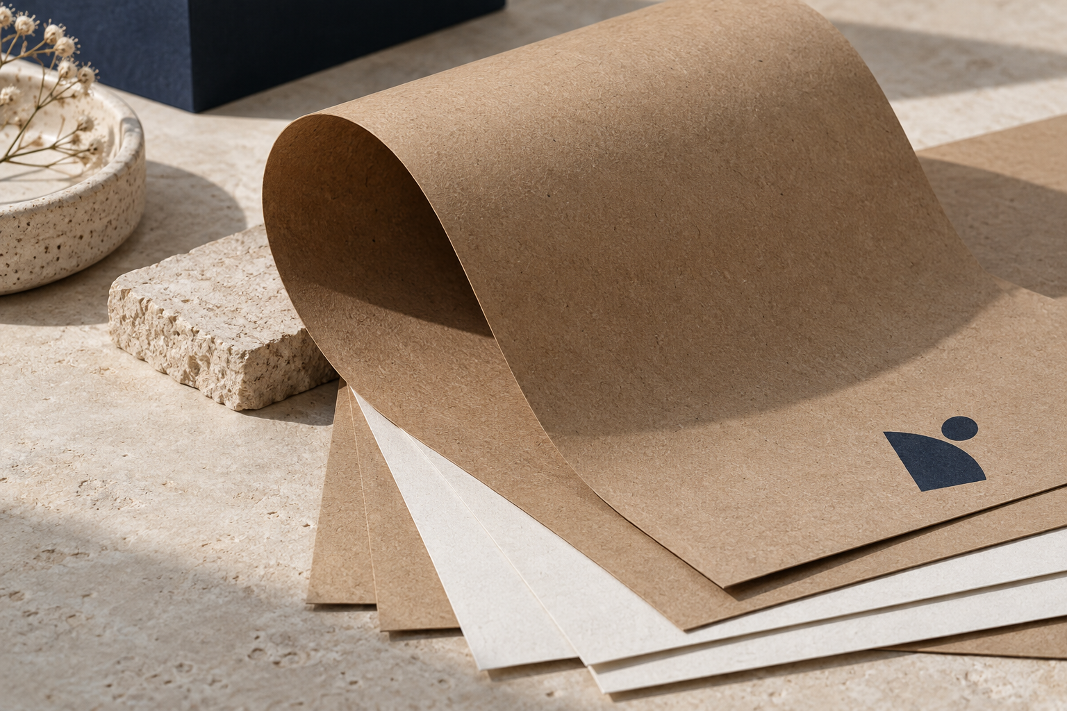 Kraft paper paper sample illustration