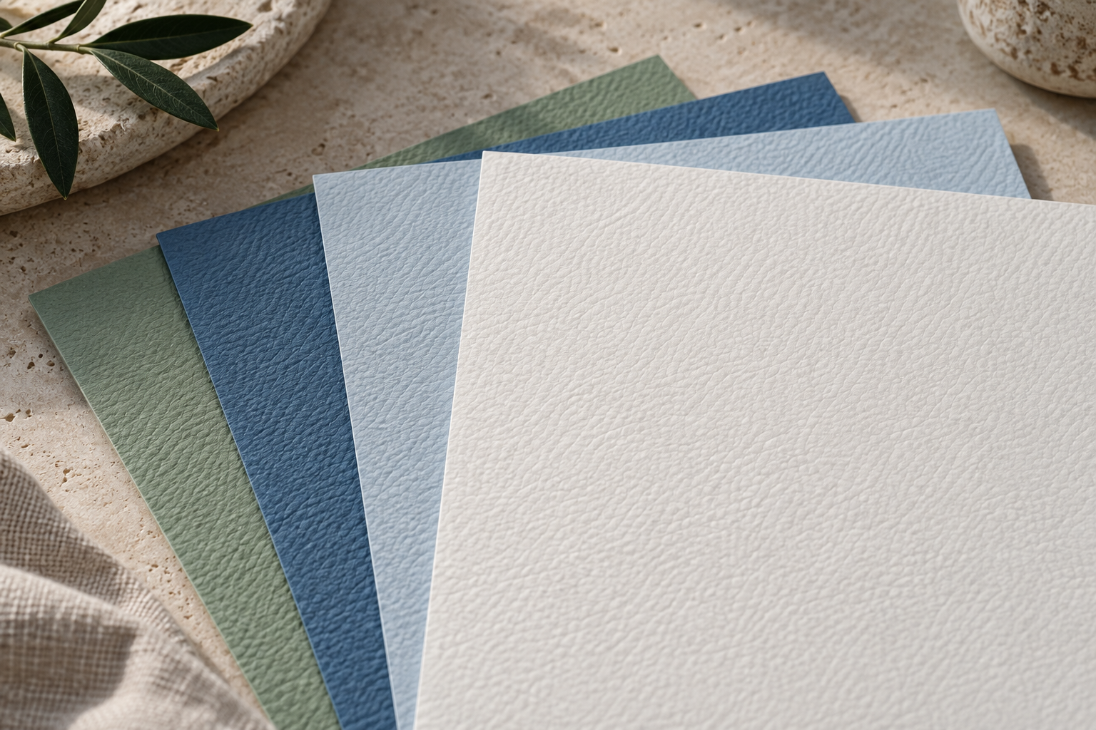 Leather-textured paper paper sample illustration