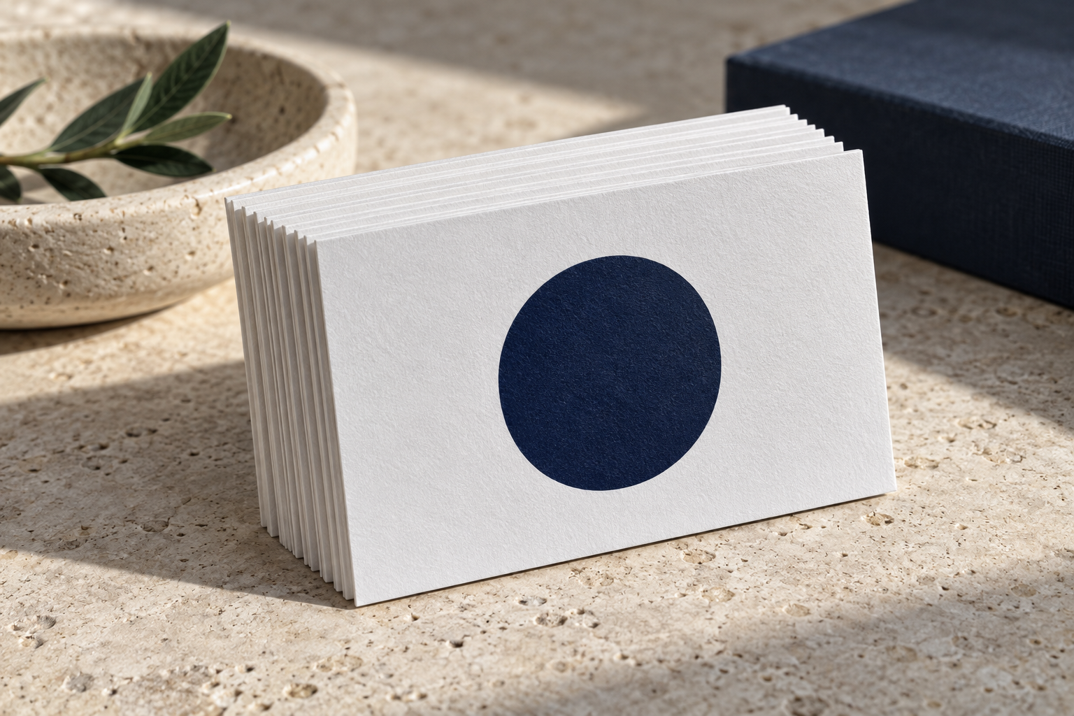 White card paper sample illustration