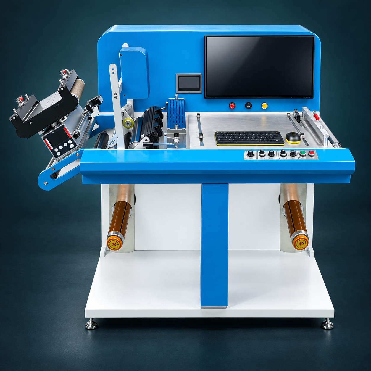 Roll-label CCD vision inspection equipment