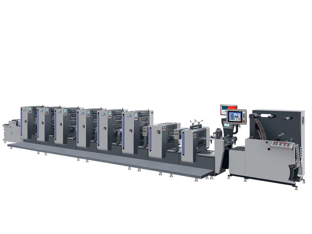 Roll-label offset press