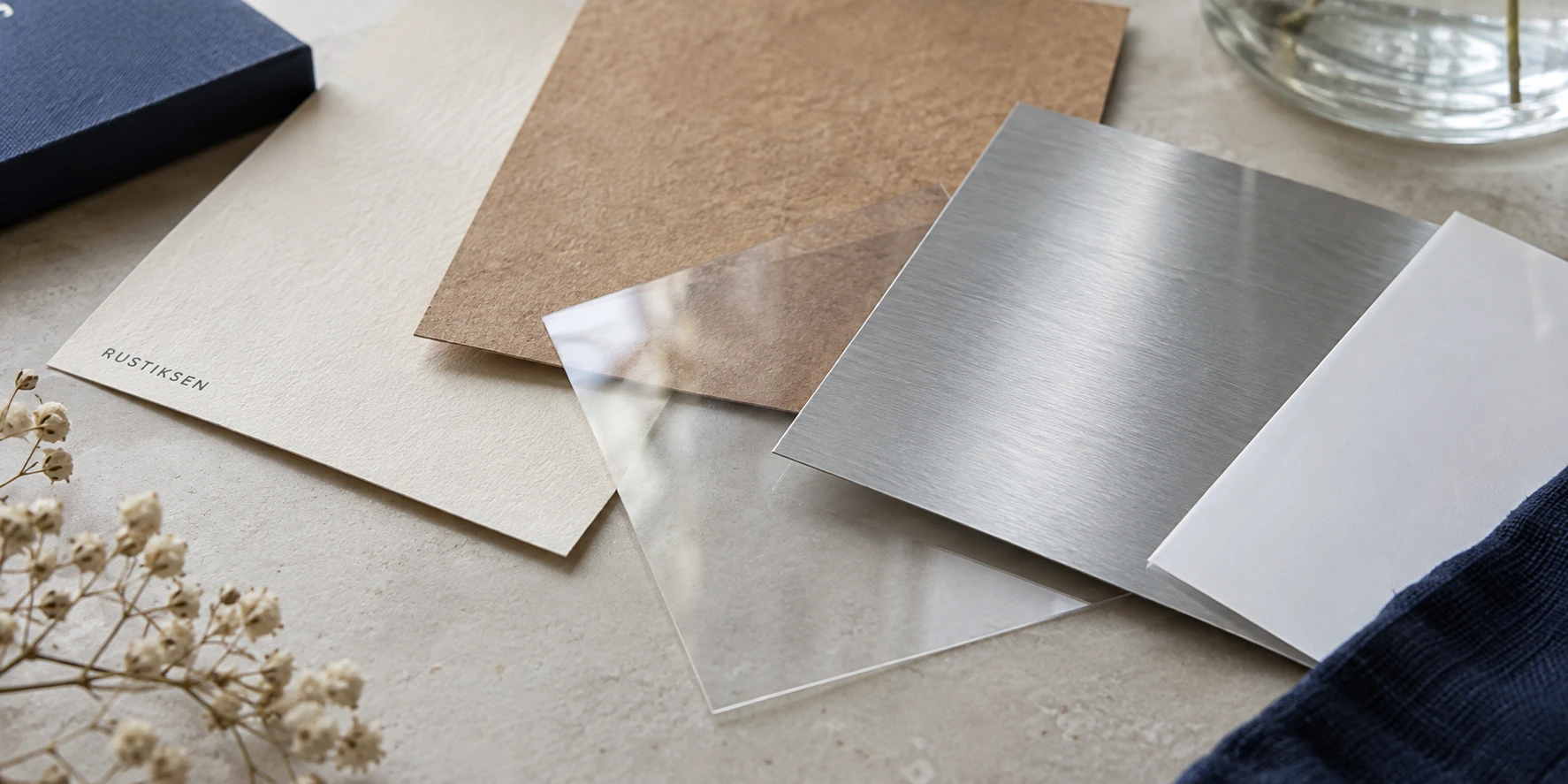 It begins with the material. Illustrative process scene